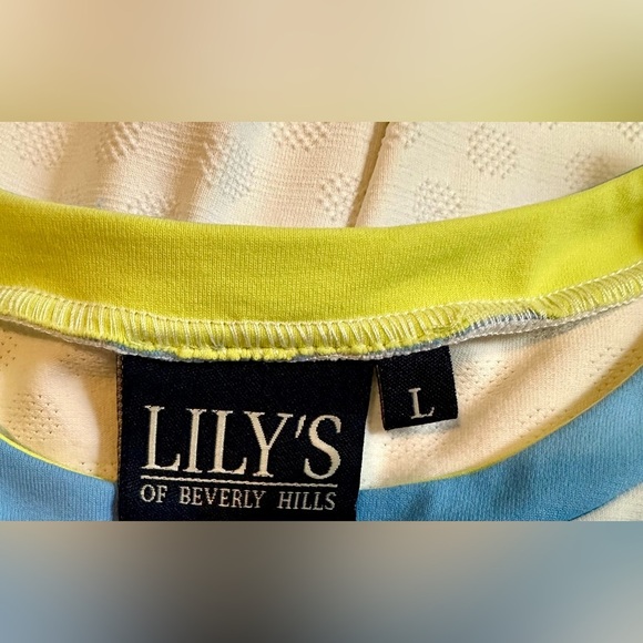 Lily’s of Beverly Hills Golf Embroidered Shirt Womens Size L - Picture 8 of 9